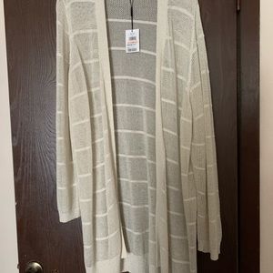 CALVIN KLEIN LIGHTWEIGHT LONG CARDIGAN